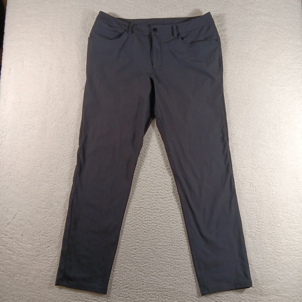 Lululemon Pants Mens 36x32 Black ABC Classic Fit Warpstreme Commuter Performance